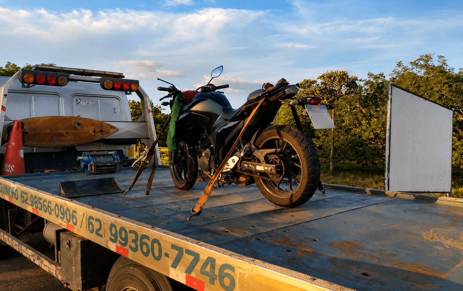 Reboque de motos